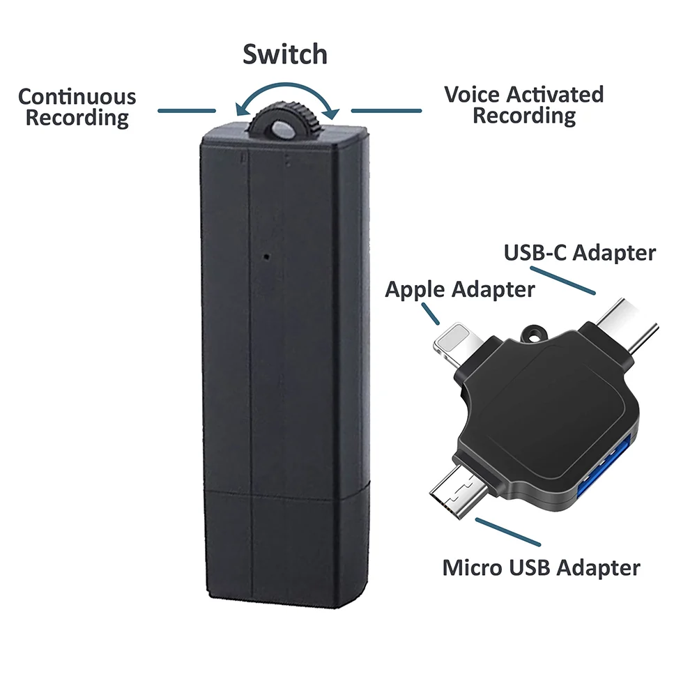 Complete Audio Surveillance Kit - Professional Multi-Device Recording Set for Investigators - Image 19