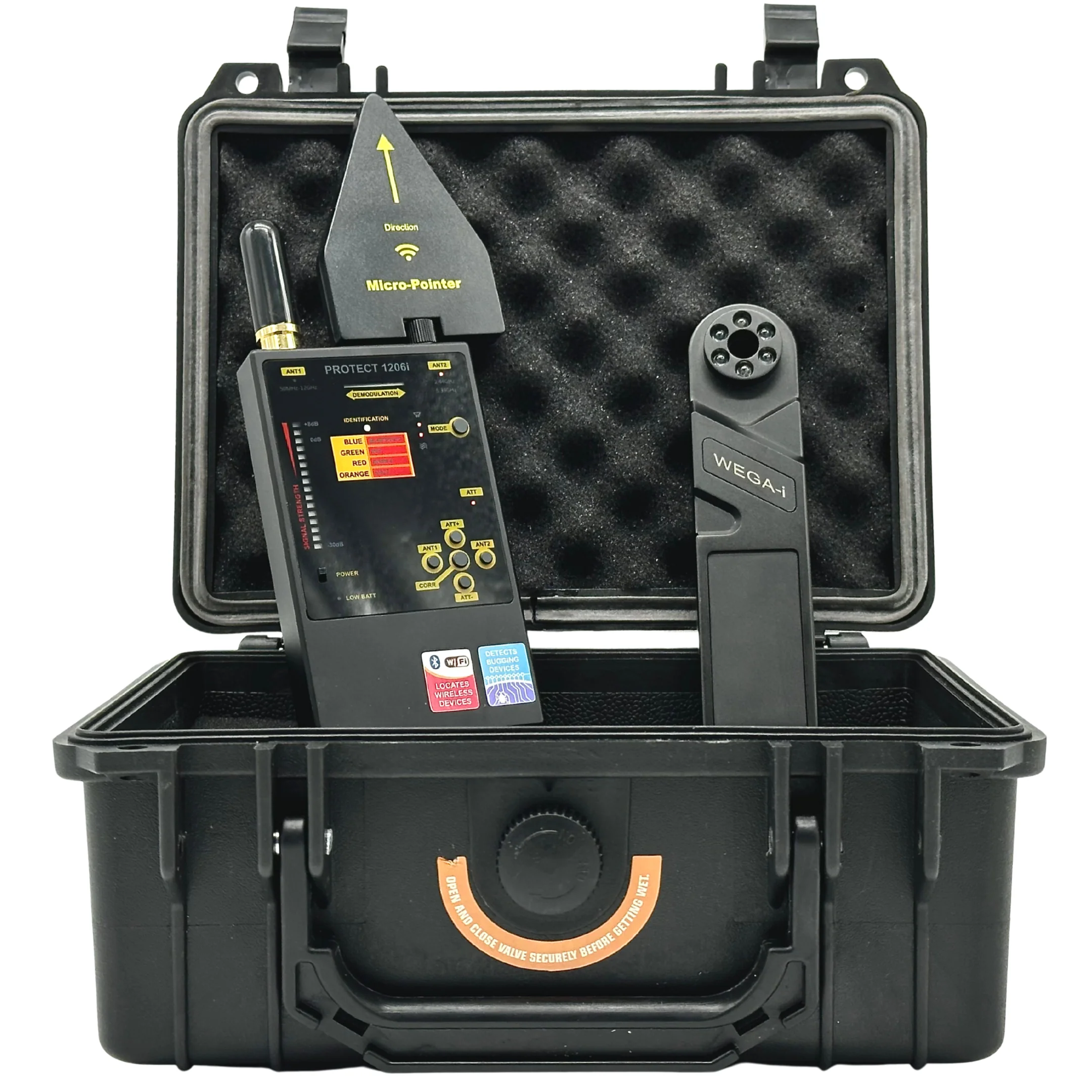 DD1206 Elite – Extended‑Range RF & Hidden Camera Detection Kit - Image 7