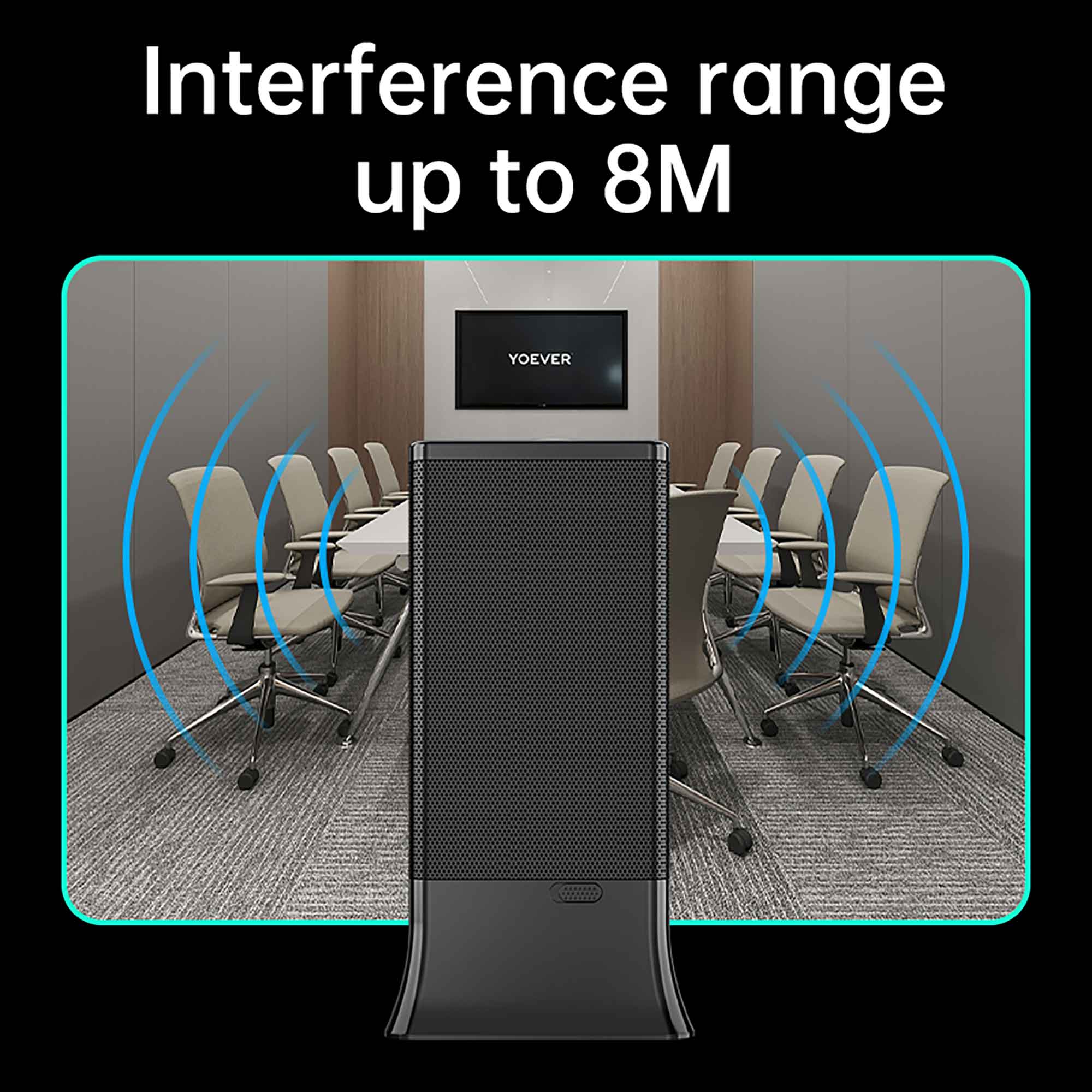 SecureZone Tabletop Privacy Shield - Room-Wide Protection - Image 4